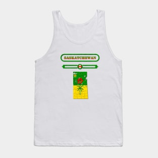 SASKATCHEWAN, CANADA, MAP OF SASKATCHEWAN. SAMER BRASIL Tank Top